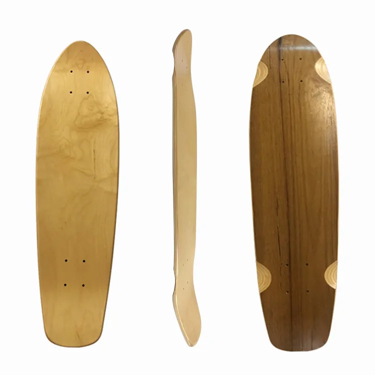 Высококачественный скейтборд Cruiser Land Surf с 100% канадским кленом и ореховым деревом для старой школы длинная доска шпон 2022
