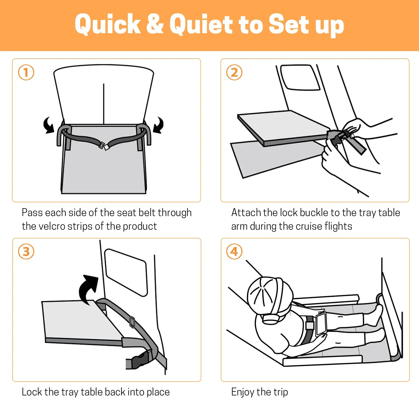 Kids Airplane Footrest Toddler PortableTravel Foot Rest Hammock for Flights Kids Bed Airplane Seat Extender