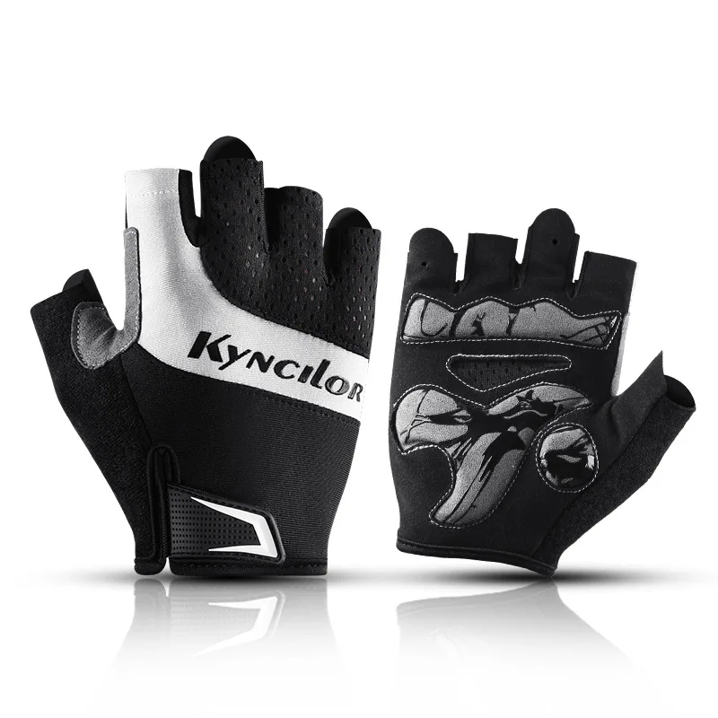 Bicycle Half Fingers Cycling Gloves Slip sweat Gel Bicycle Riding Gloves Shock MTB Road Mountain Bike Sports Gloves BG047