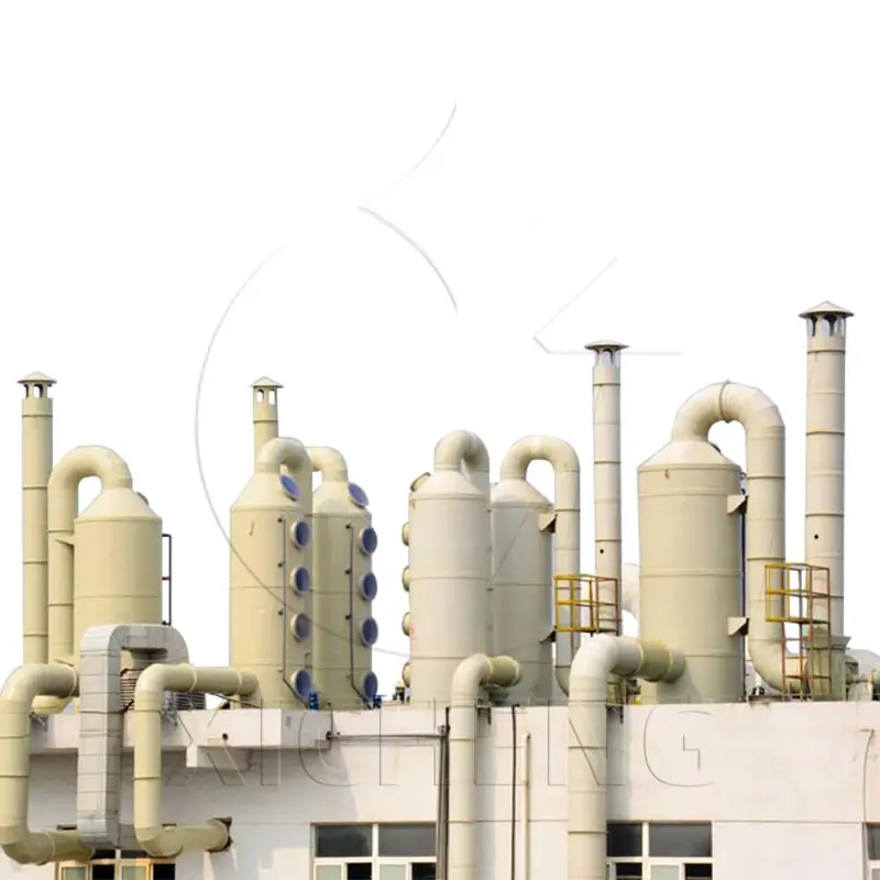 industrial exhaust gas disposal equipment spray wet scrubber