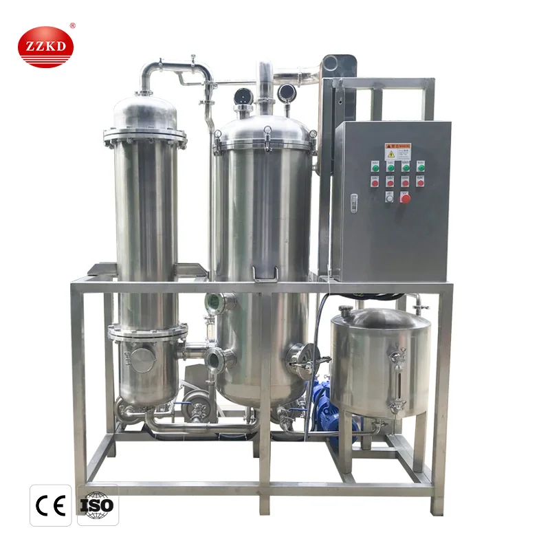 
Vacuum Falling Film Evaporator for Bho Ethanol Extraction Machine Hemp Distillation 