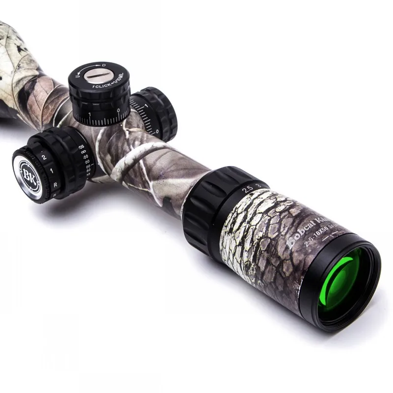 Bobcat King Scope 2.5-10X50SFIR Traffic Lights Lighting Sniper Scope Tactical Optics Sight Shockproof/Waterproof/Fogproof