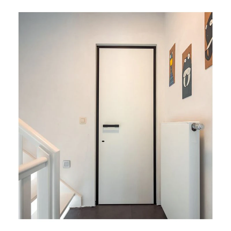 Modern minimalism invisible door customized with high quality and good price pre-hung interior door