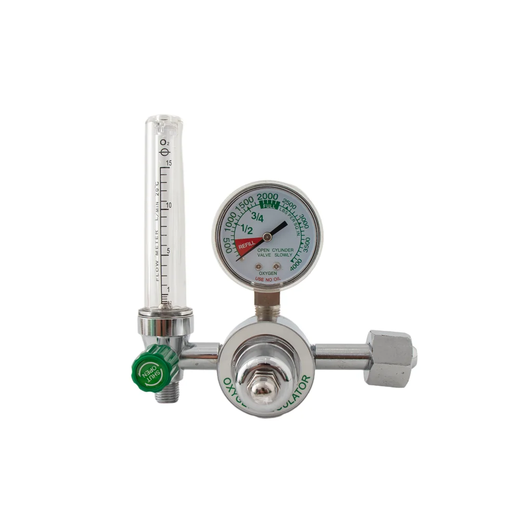 Hot sale medical oxygen pressure regulator gauge medical oxygen regulator with humidifier