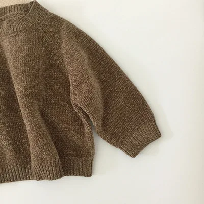 Hot Sale Custom Boys And Girl Knitwear Pullover Autumn Winter Custom Kids Sweater Round Neck Children Sweaters