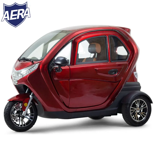 AERA EEC COC approval 2200W electric tricycle 3 wheel scooter with 72V45Ah lead-acid battery 45km/h double seat