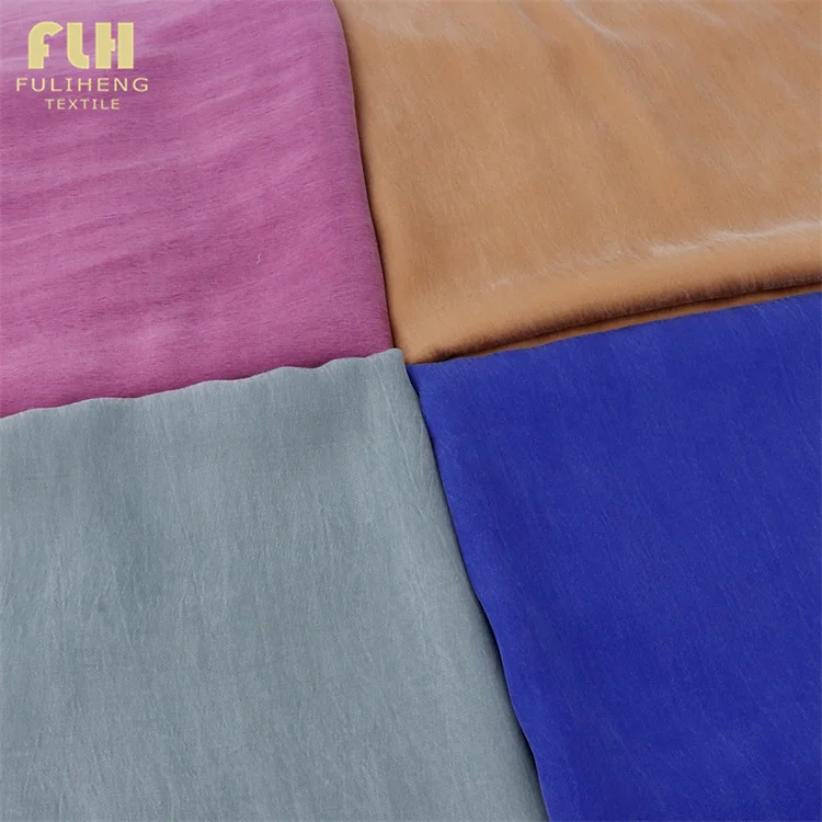 Check Cupro Ammonia Silk Fashion Clothing 100 Cupro Viscose Fabric Manufacturer Skirt Top Pants Fabric Soft And Breathable