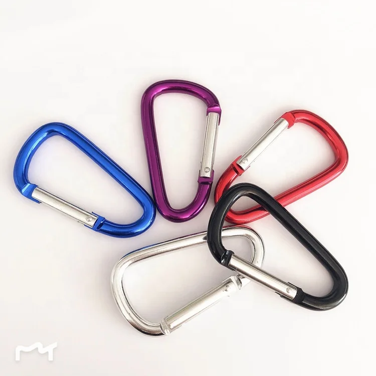 Bump D type without lock quick hanging key chain mountaineering outdoor backpack hook AT7619 wholesale