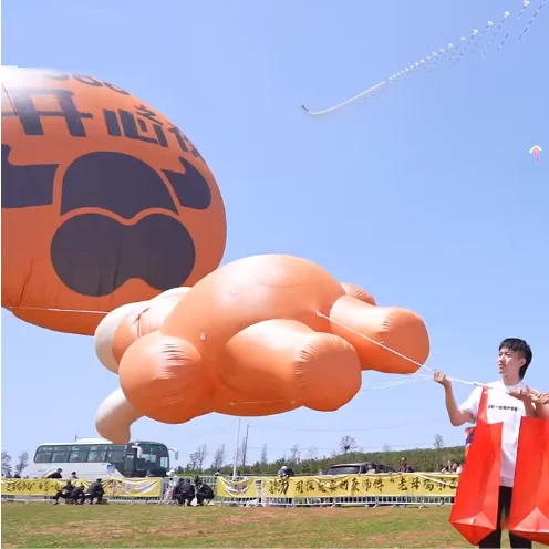 Kinqee Inflatable Cute Dolphin Inflatable Beach Or Pool Floating Fish Mattress Inflatable balloon