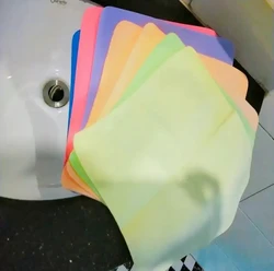 CE Eco Face Cloth Clean Ultra Soft Towel Makeup Remover White Synthetic Shammy Chamois PVA Beauty Facial Cleansing Sponge Cloth