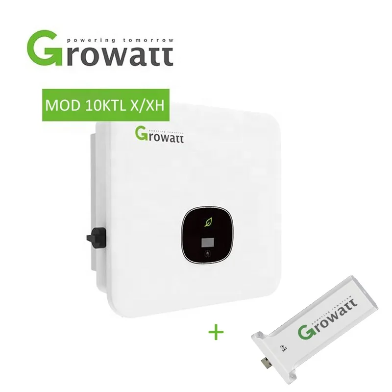 Чистый синусоидальный PV инвертор трехфазный Growatt 10 кВт 15 20 25 50 на сетке