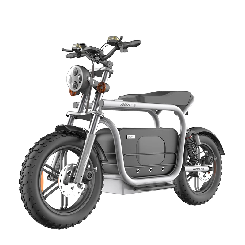 Cafe Racer Стиль мотоцикл электрический мопед электровелосипед 20 дюймов шина 48 в 750 Вт/1500 Вт Электрический горный велосипед с большим багажником