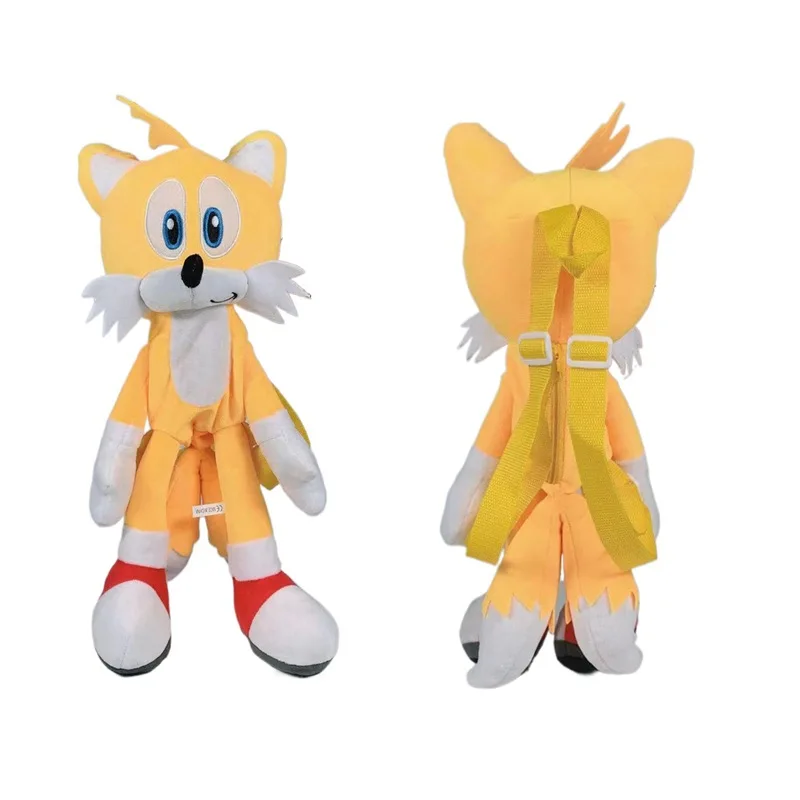 18 inch Stuffed pp cotton Animal  & plush Gift Toys Set Backpack Blue sonic Mouse Hedgehog Toddler soft cartoon Gifts for kids