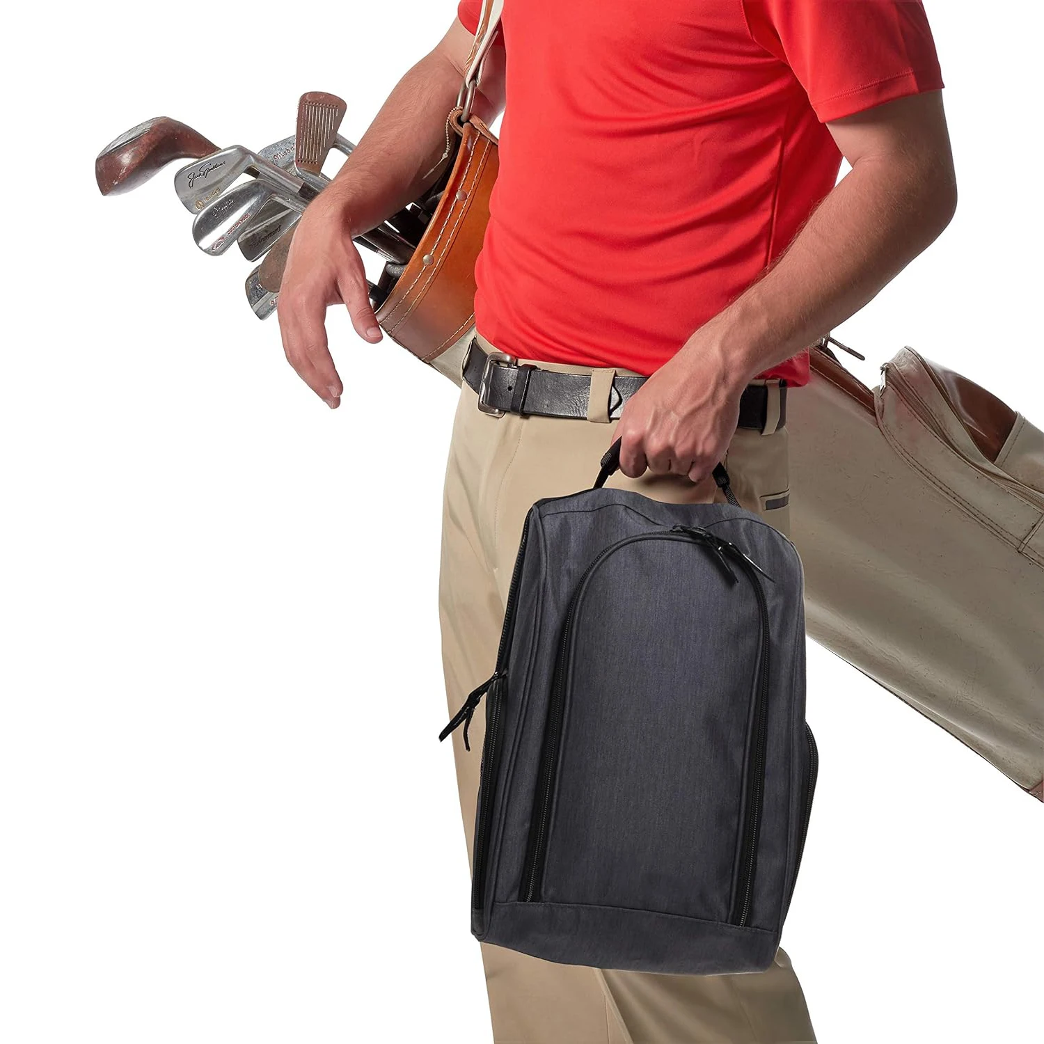 custom logo blank utility basketball sport travel football sneaker storage boot carrier polyester transport golf shoe bag