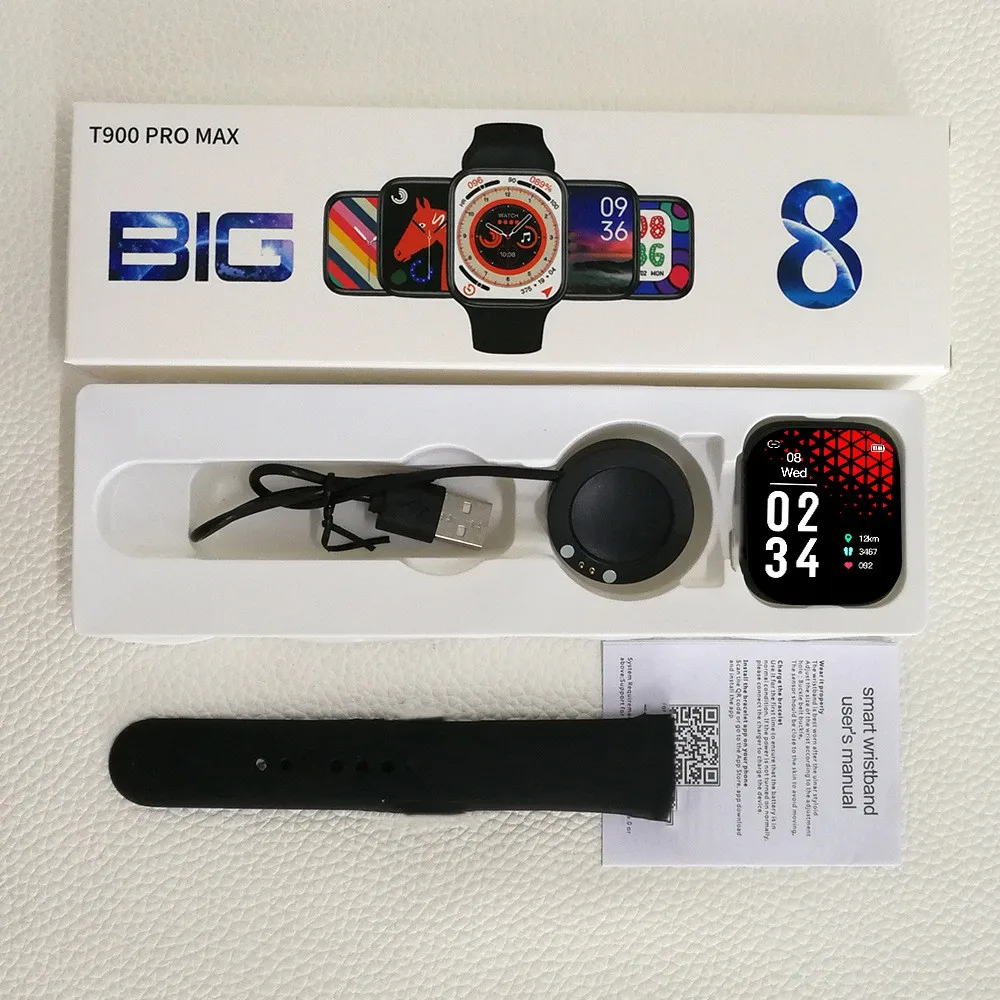 Best Selling IWO 8 Smart Watch T900 Pro Max L Series8 Watch 8 Fitness Tracker Heart Rate IWO8 Smartwatch T900pro Max L Series 8