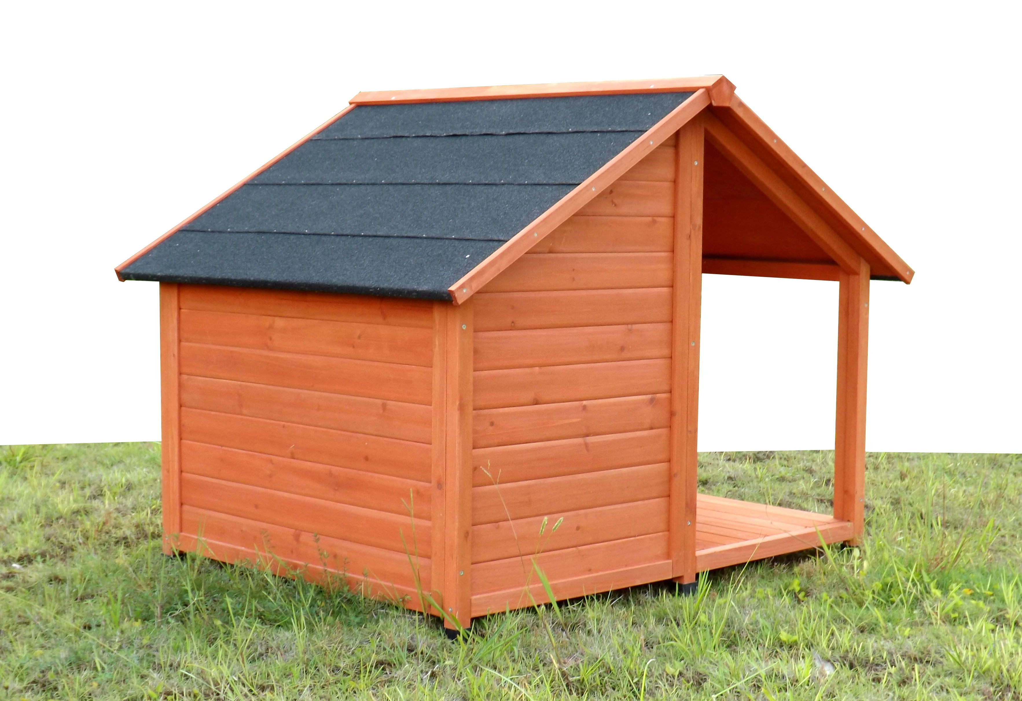 Factory Outdoor OEM brand Easy Assemble weatherproof shelter Wooden Dog Kennel With Opening Roof