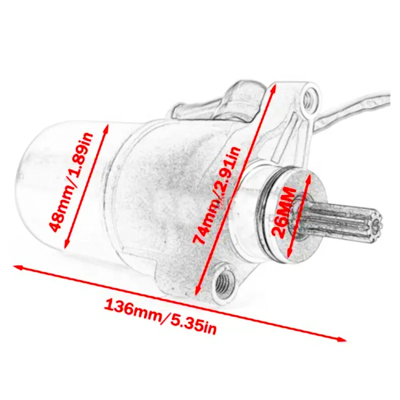 SPARK-Z NEW QBT1 SRL-ZR  Yamaha Lagenda 110 SRL 110 SRL 110 ZR (OLD) C8 JUPITER-Z NEW VEGA R NEW motorcycle starter