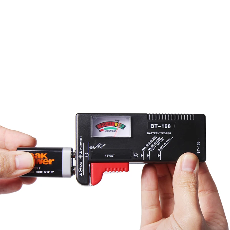 true OEM brand new ABS material BT168 analog battery capacity tester for recycling use and rubbish classification