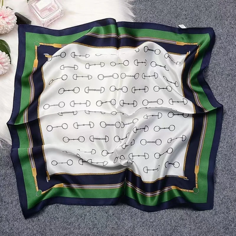 wholesale silk scarf western 53*53cm ladies luxurious silk scarf