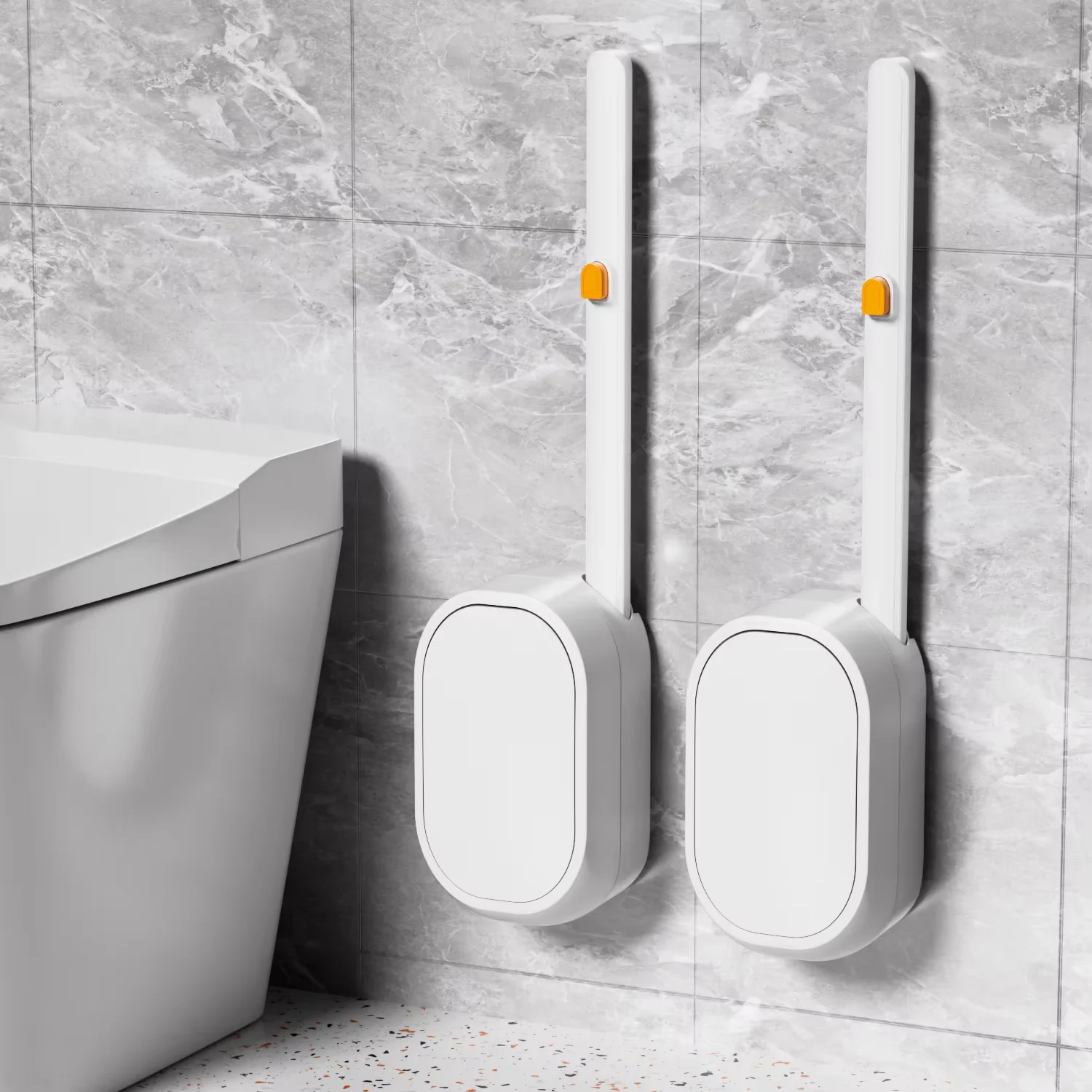 1se Multifunctional Disposable Toilet Cleaning Brush Or With Holder And 16 Wand Refills For Bathroom Cleaning
