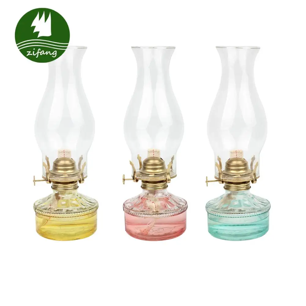 Factory Wholesale Custom Decorative Mini Glass Lighting Oil Lamp
