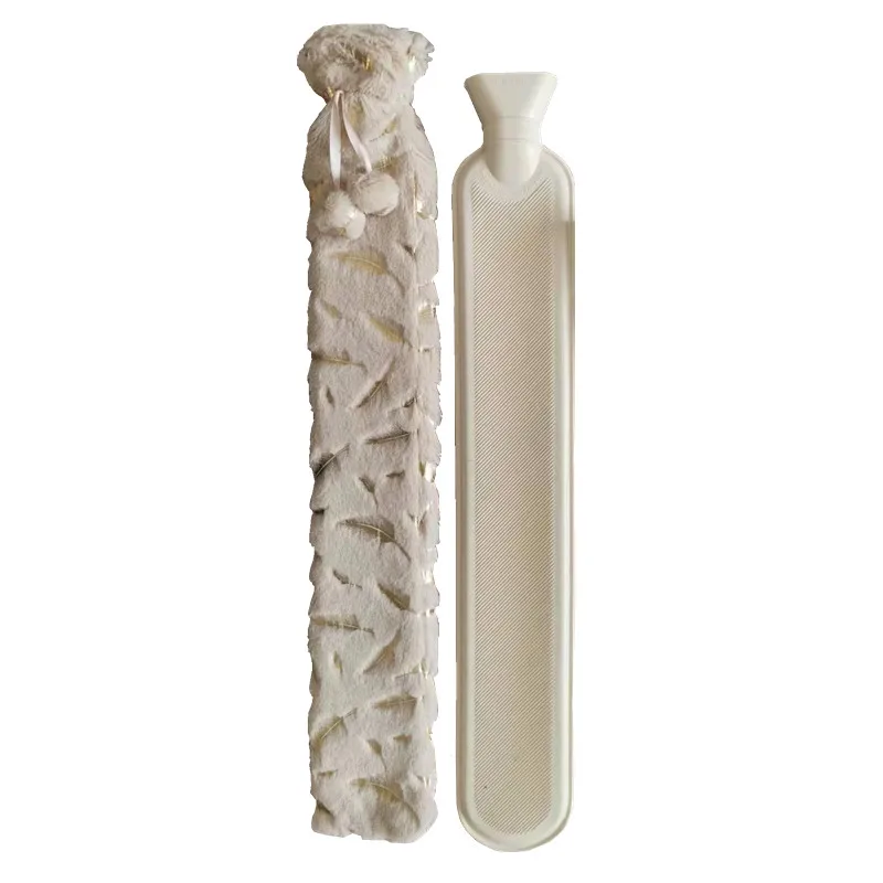 Best selling stylish super elastic warm extra long hot water bottle with cover