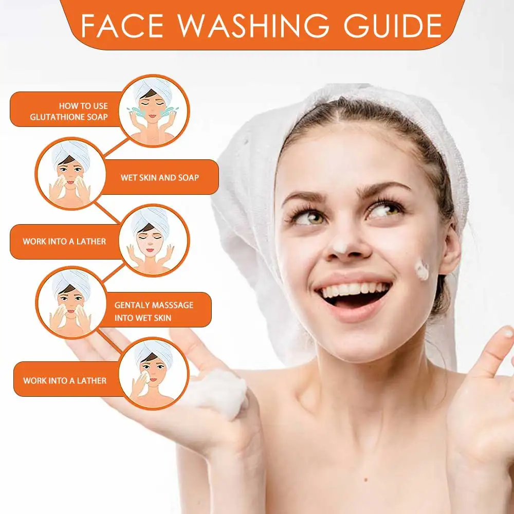 Private Label 100% Natural Handmade Dark Black Skin Lightening  Face And Body Bathing Whitening Multifunctional Kojic Acid Soap