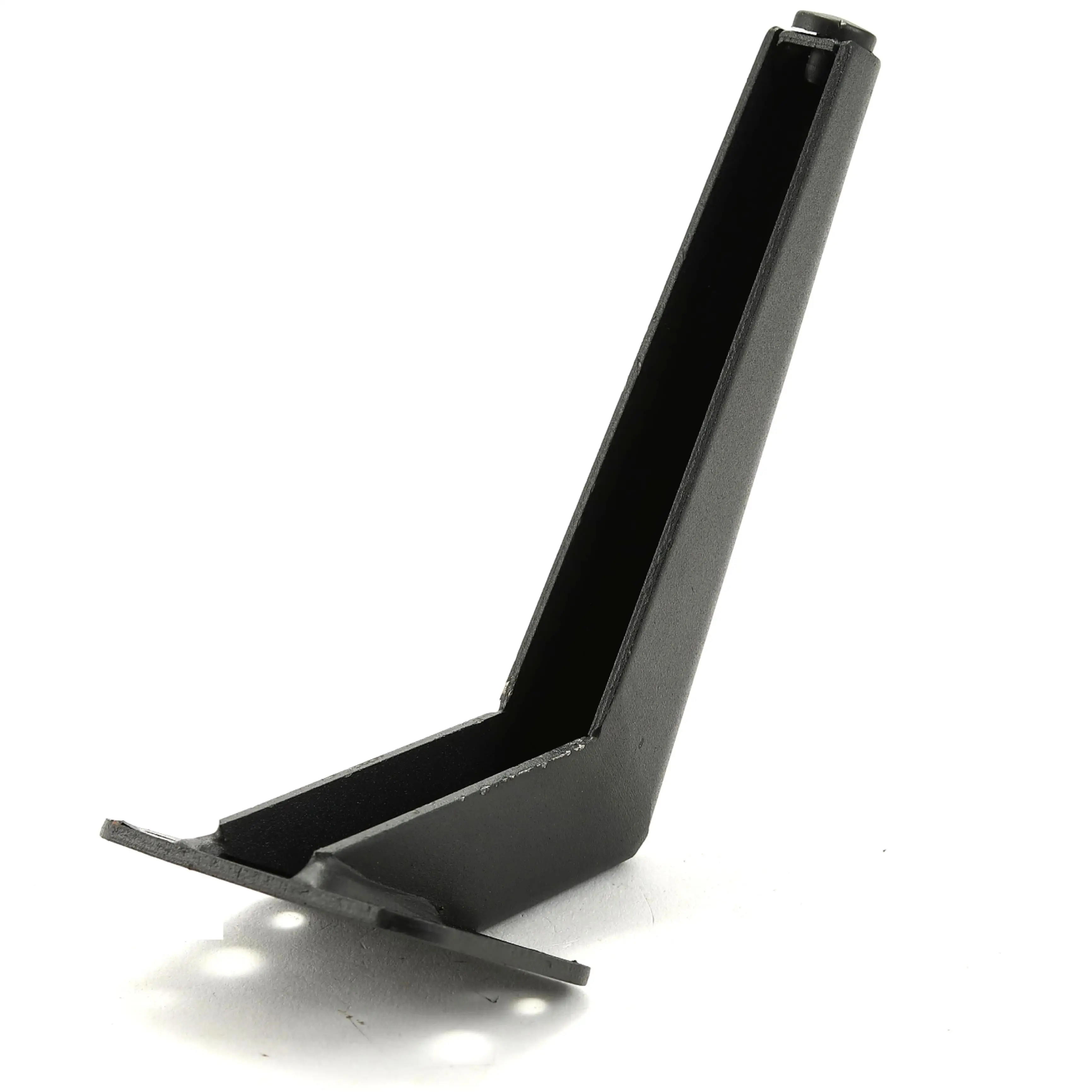 Factory Supply Sturdy And Stable Furniture Accessories Matt For Sofa Cabinet Leg Metal Material Black Chrome Furniture Leg