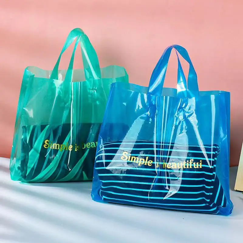 China Supplier Wholesale Durable Waterproof Shopping Gift Clothing Packaging Plastic Bags