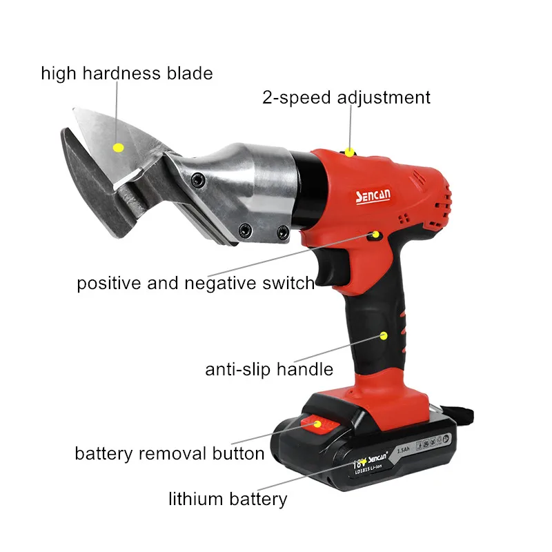 Lithium Battery Electric Power  18 Volt  1.5Ah  Electric shear  li-ion shear