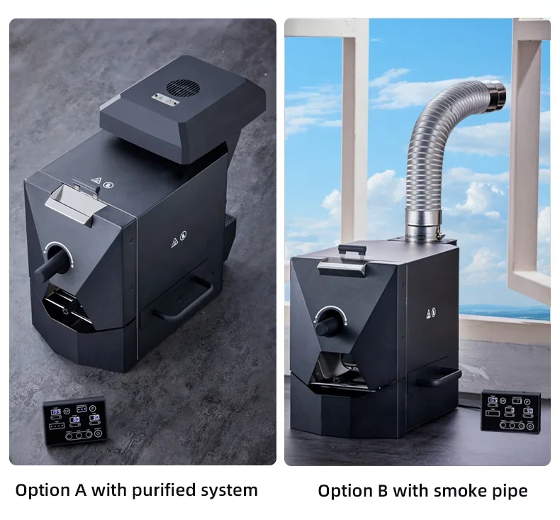 Akimita Factory Supply Smart Electric Coffee Roaster Professional Coffee Bean Roaster 110V/220V