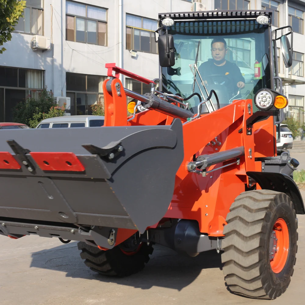 china big giant wheel loader 1 ton 2ton 3ton 4ton 5ton articulated wheel loader with  snow blower for sale