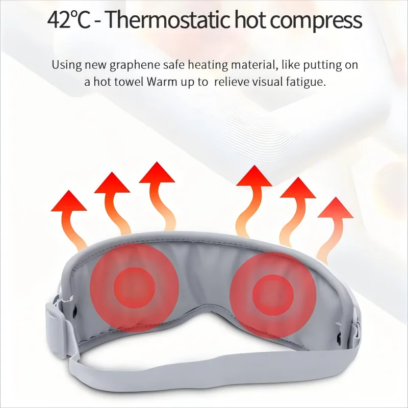 Multifunction Intelligent Smart Eye Massager Heating Vibration Rechargeable Therapy Massage Appareil de Massage du Visage Eyes