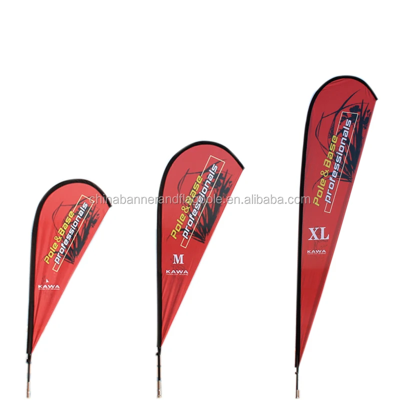 4.5m Best Selling  Advertising Flying Beach Flag Banner Feather Flag for Promotion with metal base