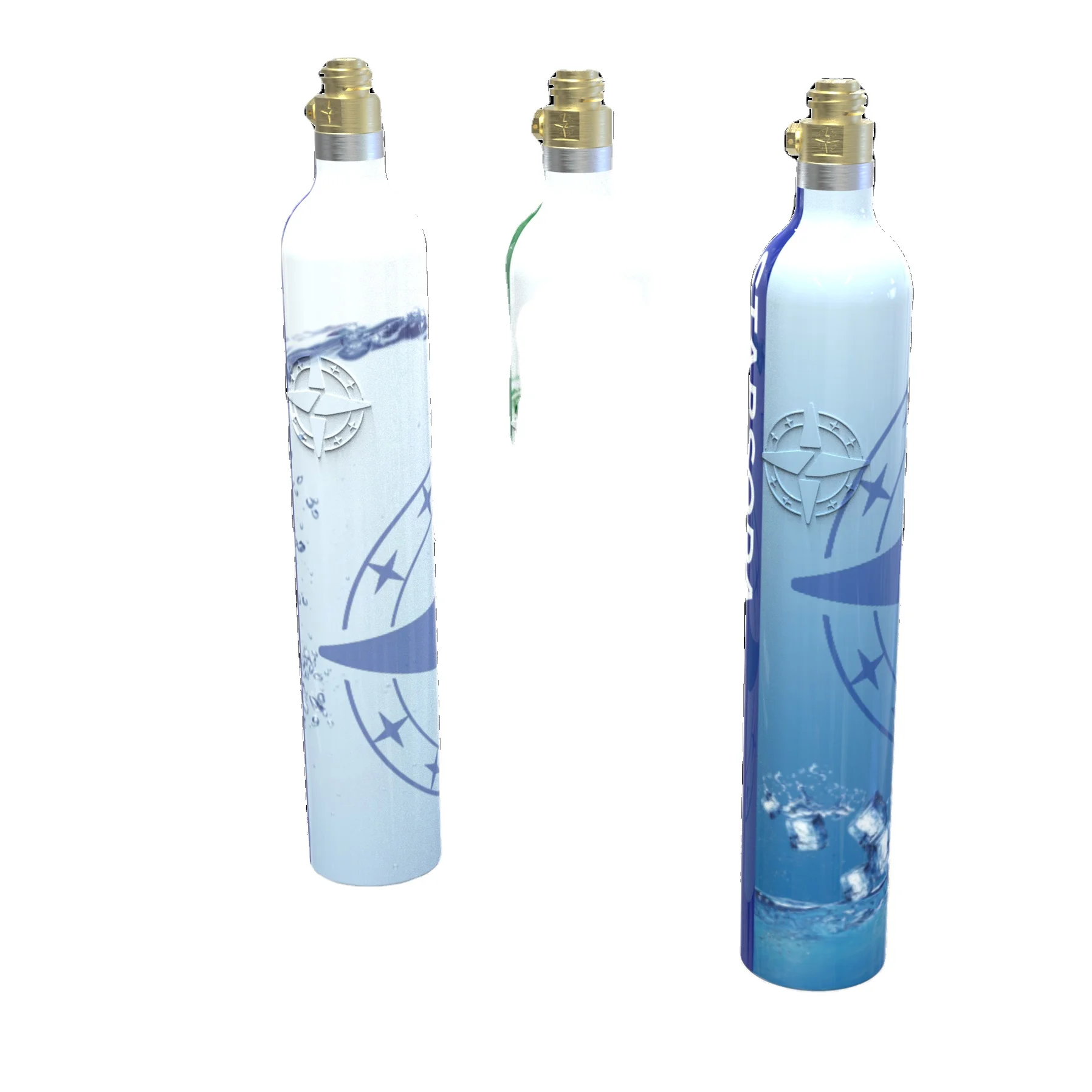 Изготовитель содовой дома сельтерской CO2 газовый баллон картридж 0.6L/1.34L канистра Заправка Газом цилиндр завода до клиента непосредственно