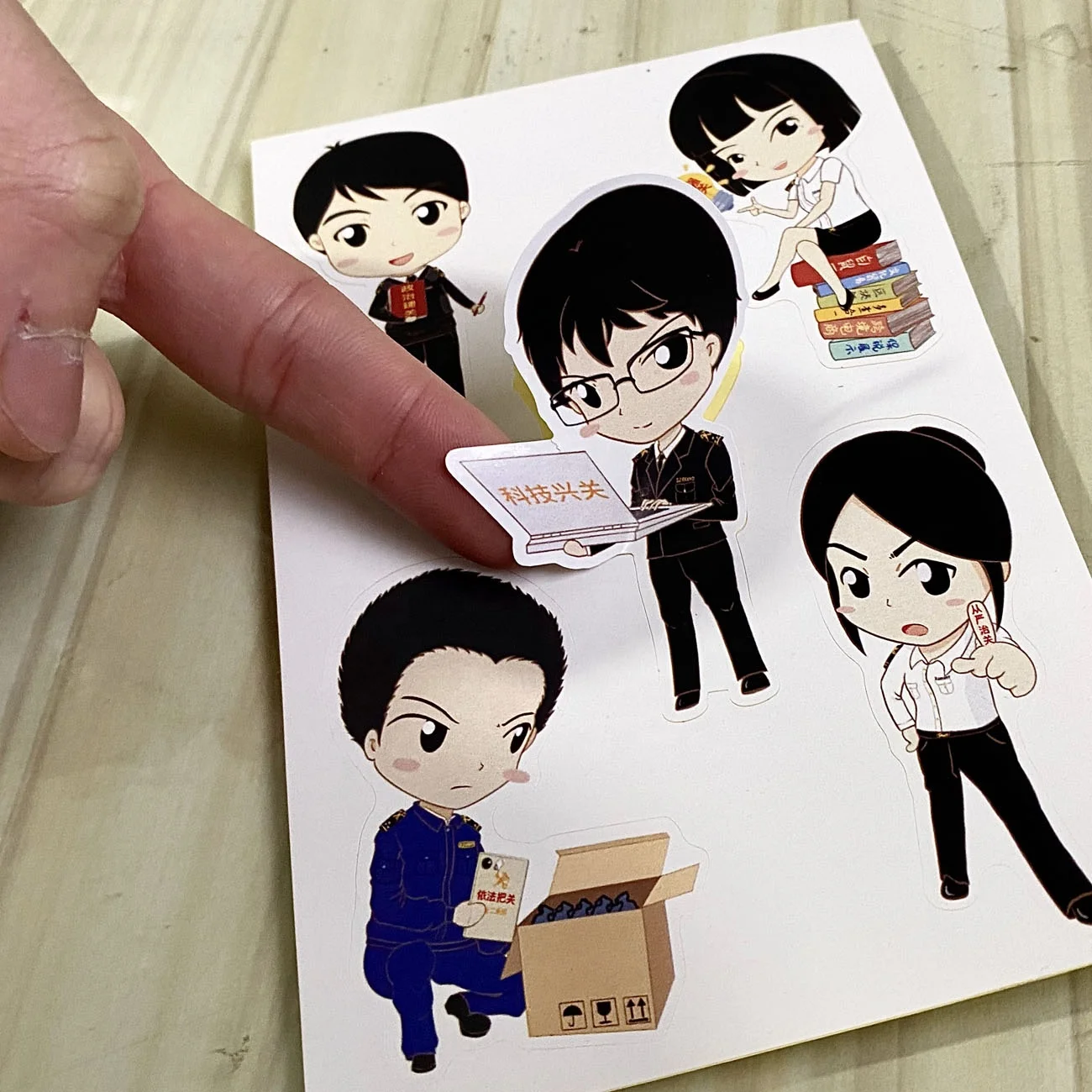 Creative DIY Decoration Cute Funny Cartoon Animal Decal Kawaii Sticker  for Kids