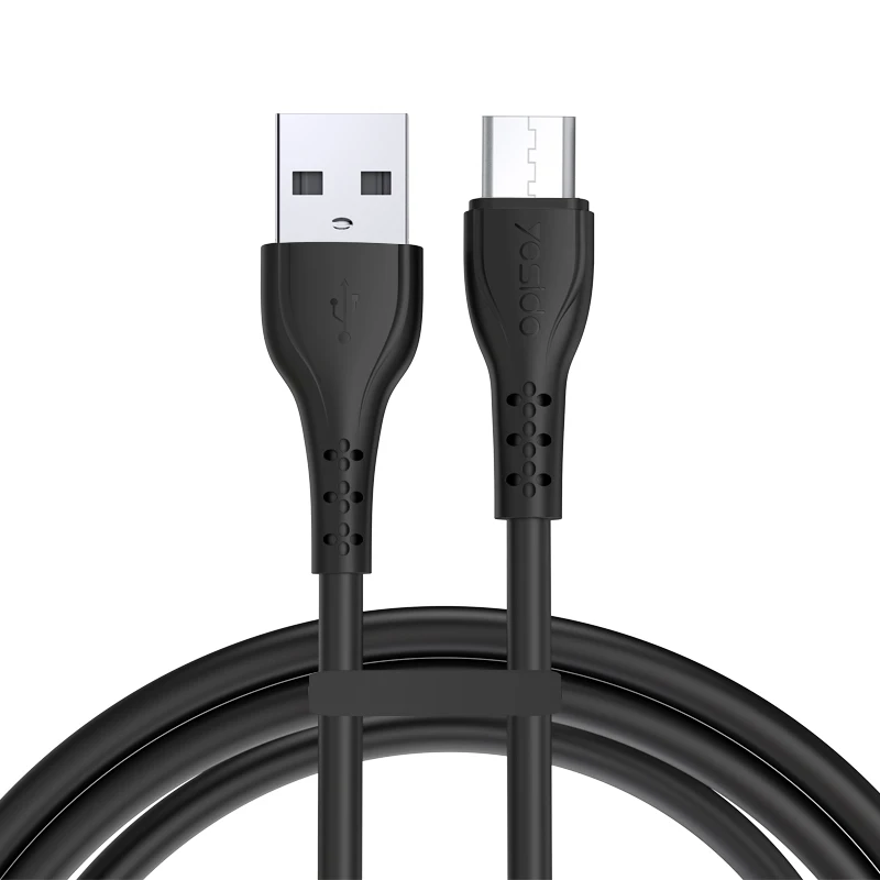 
Yesido Cheap 1M 2M Fast Data 2A 2.4A Usb To Micro Pvc Phone Charging Charger Cable Micro Cord Line Wire Micro charger Cable 