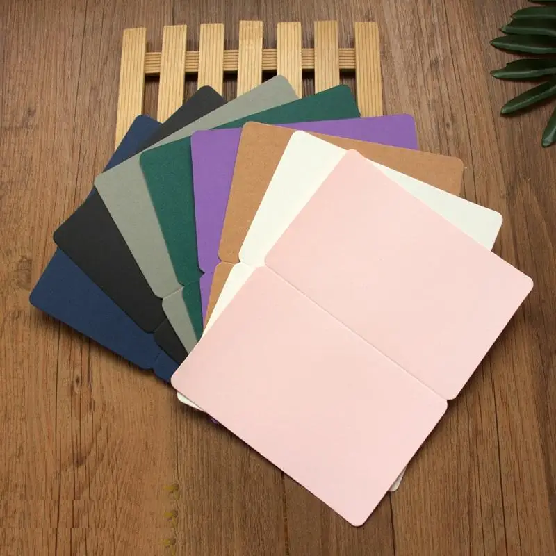 DIY Blank Foldable Cards Hand Drawing Doodle Paper Cards Happy Birthday Greeting Cards