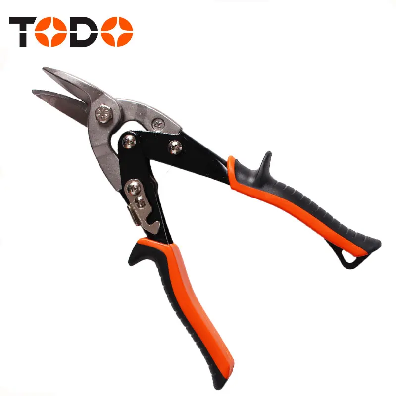 TODO tools 10 inch Professional metal tin scissors aviation snip right