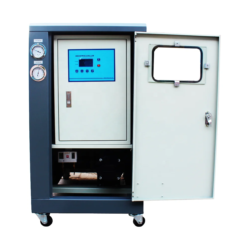 
refrigeration equipment 10.5 kw power rating water cooled industrial chiller with screw compressor box chillers 