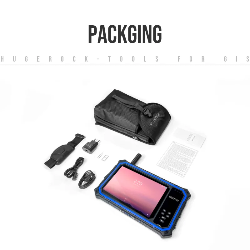 HUGEROCK G80N Shockproof 8gb Android 1000nits Cheap Gnss Gps Receiver for surveying Marine Industrial Oem rugged Tablet PC