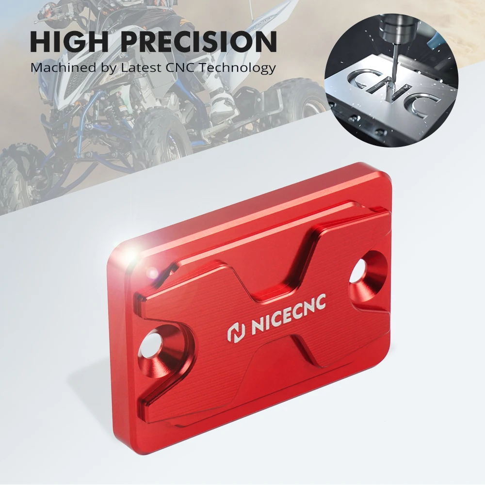 NiceCNC Brake Fluid Reservoir Front Master Cylinder Cap For Yamaha RAPTOR 700 2013 2014 2015 2016 2017 2018 2019 2020 2021