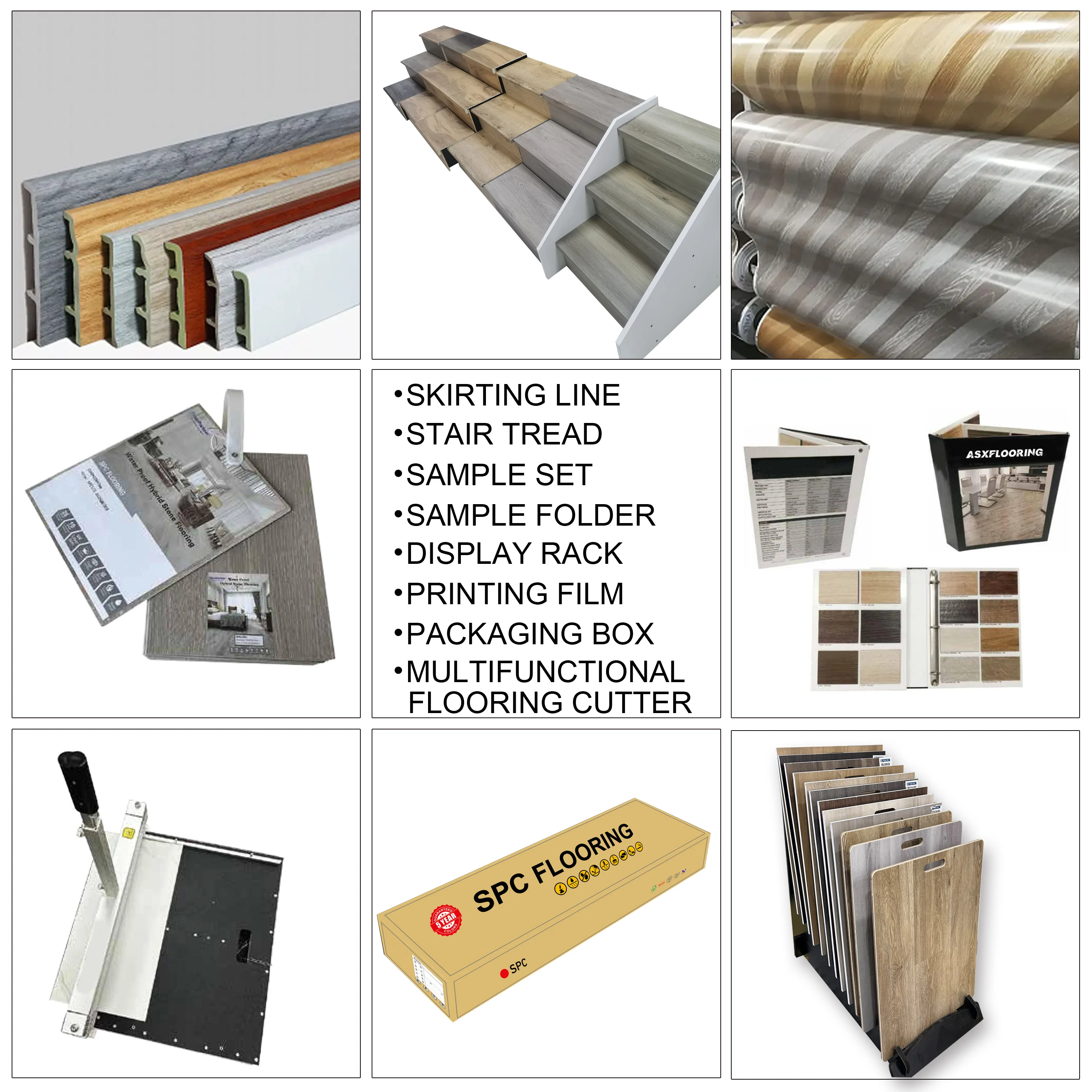 Водонепроницаемый роскошный ПВХ клик SPC деревянный пол 4 мм-8 мм картонная коробка графический дизайн для внутреннего использования виниловая доска с зернистым дизайном
