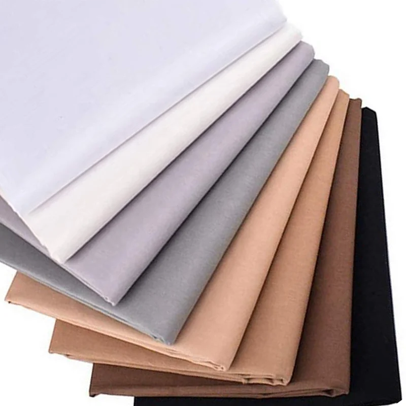 Twill/Plain Woven 100% pure soild cotton textile twill cotton fabrics