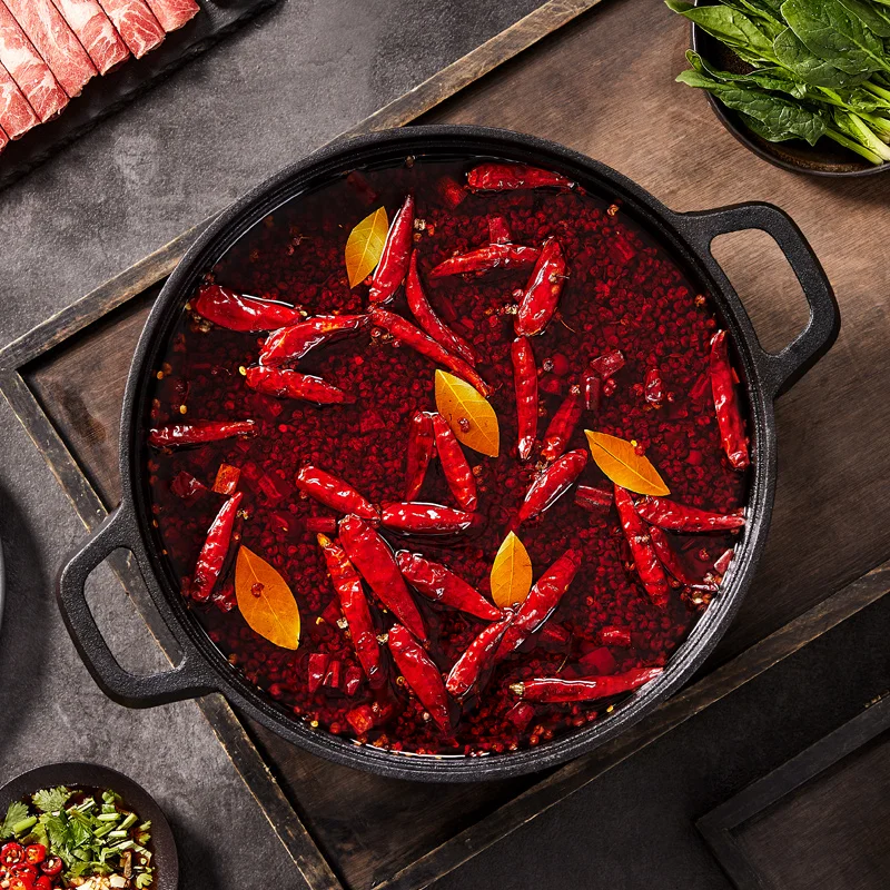 
Oil hot pot bottom 500G catering with sample string mala hot pot bottom seasoning wholesale 