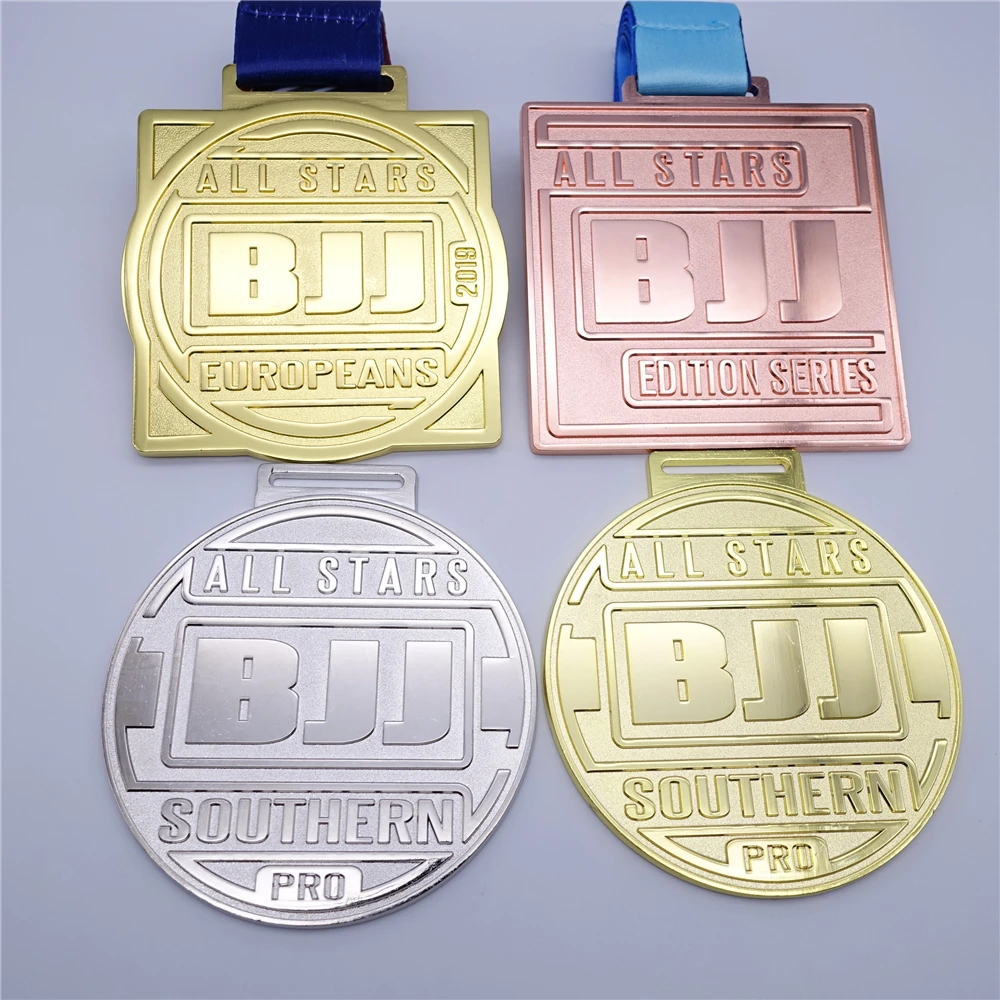 Zhongshan Factory Professional Customized Metal Marathon Sports Award Medallion Karate Running Soccer Trophy Gold Medal