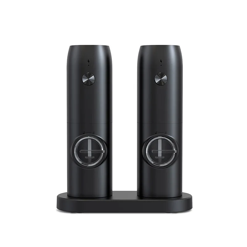 Hot Sale Automatic Salt and Pepper Mills Set Rechargeable Electric Restaurant Household Adjustable Coarseness Spice Grinders