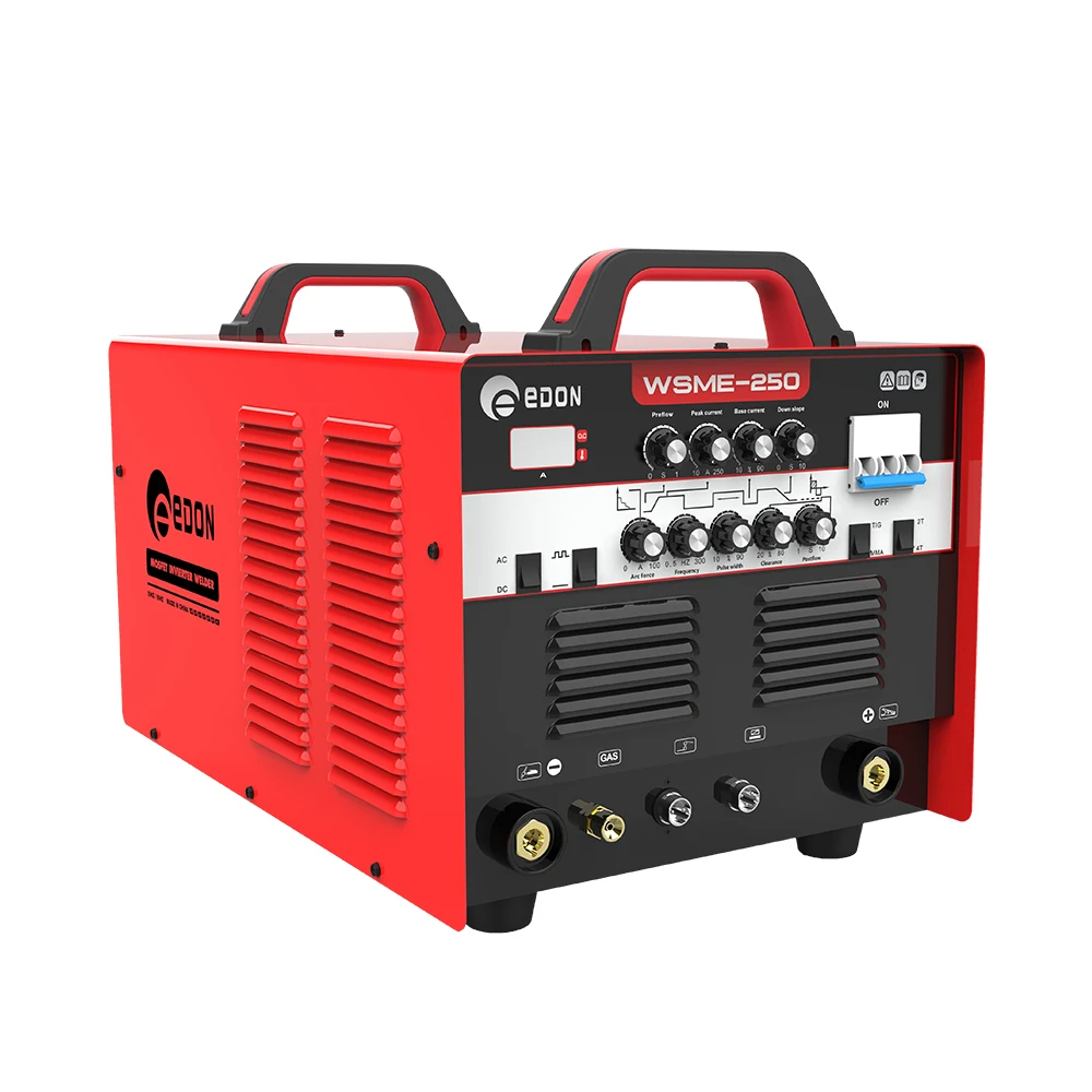 EDON WSME-200 AC DC TIG алюминиевый аргоновый сварочный аппарат PULSE WELDER