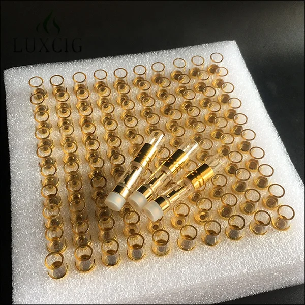  Стеклянный мундштук Керамические Золотые картриджи для вейпа CBD TH205 керамическая катушка вейп корзина 0 5 мл 1 M6T G5 керамические