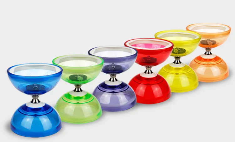 
High quality 3/5 bearing juggling diabolo rubber magic yoyo game 